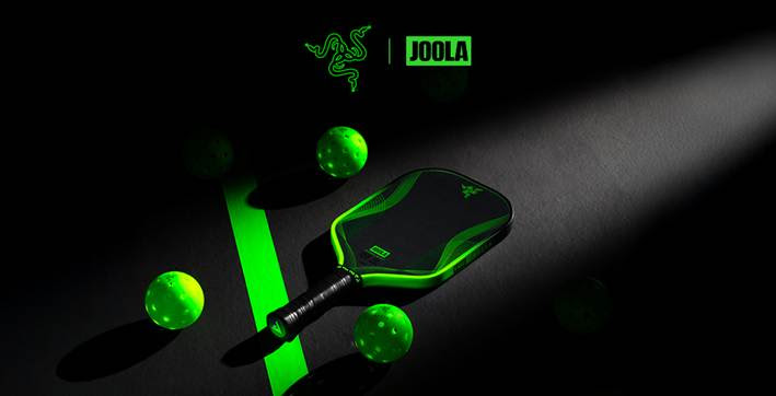 En una colaboración inédita, Razer y Joola lanzan una edición limitada de paleta de pickleball